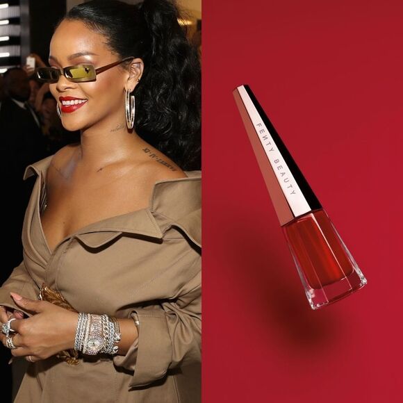 Fenty Lip Paint Liquid Lipstick in Uncensored (power red) - Picture 9 of 13